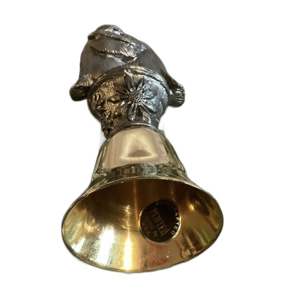 Michael Ricker Pewter Friendship Commemorative Bell 1993 Penguins Limited Ed - Picture 6 of 11